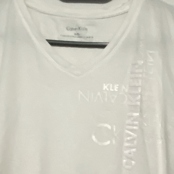 Calvin Klein Mens XL White T Shirt - Picture 1 of 3